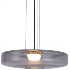 Φωτιστικό Κρεμαστό LED 12W 230V 1644lm Θερμό Φως Smoky Glass 4069